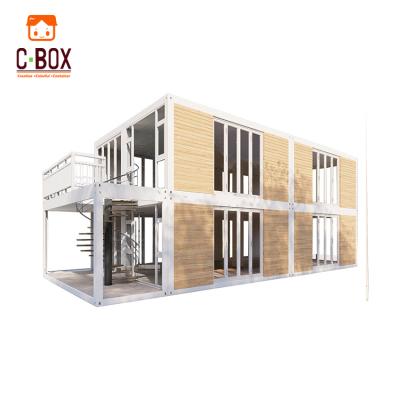 China Low Cost Modern Modular Beach Cbox Flat Pack Container Home Prefab House For Sale for sale