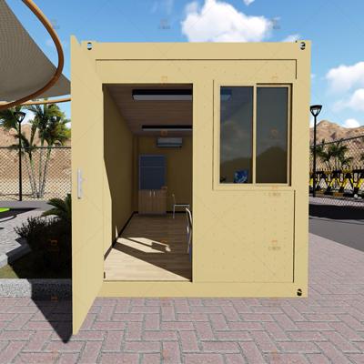 China Easy Installation Portable Flat Pack Mobile Container House Prefab Hotel Flat Pack Container House for sale