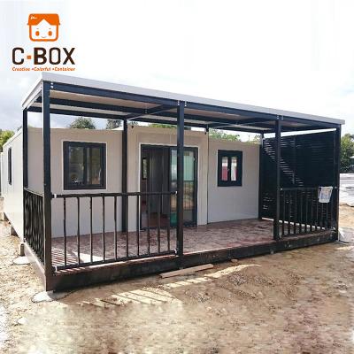 China Modern Australian Modular Expandable Container 2 Bedroom Prefab Homes for sale