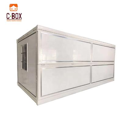 China Suppliers modern outdoor perfab portable mobile foldable 20ft container house for sale