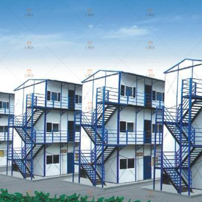 China Eco-friendly Prefab Type Modern Rapid Prefab House Site Construction Site House K Office for sale