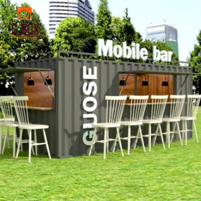 China Modern Customized Portable Restaurant Kitchen 40ft Shipping Container Home Shop Bar Cafe for sale