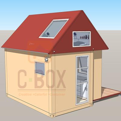 China New Design Modern Foldable Fab Container House Prefab Expandable House Cbox Office Hotel For Sale for sale