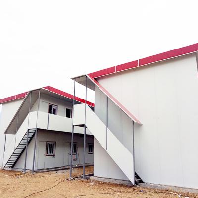 China Modern fireproof prefab worker labor camp prefab type wall panels t house worker accommodation for asia for sale