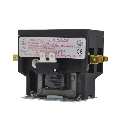 China CJX9B-25S/01 Brand 25A 220V Single Phase Air Conditioning Magnetic Circuit Contactor Electrical Contactor CJX9B-25S/01 for sale