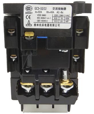 China GC3-32/22 high quality brand 3phase ac electrical contactor 3 poles 32A electric magnetic air conditioning contactor GC3-32/22 for sale