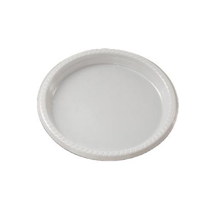 China 6/7/9/10 Inch Party Plastic Dish Best Quality Disposable Round Disposable Wholesale Plastic Dish for sale