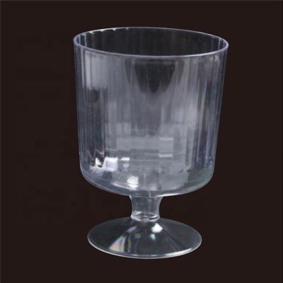 China New 2021 New Products Classic/Postmodern Unique Arrivals 2021 New Products Reusable Clear 7Oz Plastic Wine Glass Party Reusable Plastic Drinking Glass for sale