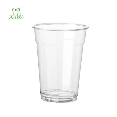 China Big Price OEM ODM Disposable Factory For Food Package 15oz Plastic Clear Cup For Pop Water Cup for sale