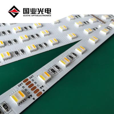 China High quality sports stadiums rgbw led strip light 24V 5050 60leds/m 4in1 RGB+CCT color 5in1 RGBWW cable led light for sale