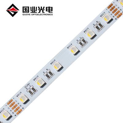 China Warm LANDSCAPE RGBW RGBWW led strip light 12V 24V 5050 4 in 1 60leds/m 19.2W rope light for sale