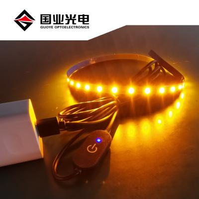 China Design 5V USB Touch Dimmer Led Strip Set With Bright Gold Color 1500K 1800K 2000K 2200K White Gold Color for sale