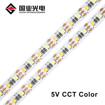 China Design Dual CCT Color 5V Led Flexible Strip Lighting For Decoration for sale