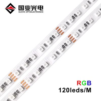 China Warm Led LANDSCAPE Strip RGB 2835 SMD 12v 24v 120leds/m Light for sale