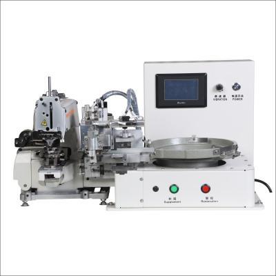 China Electronic Edge Trimmer Machine Button Snap Tying Tying Automatic Stitch Machine for sale