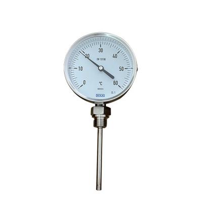 China Widely Customized Bimetal Industrial Thermometer Temperature Gauge WIKA Model: A52.100 for sale