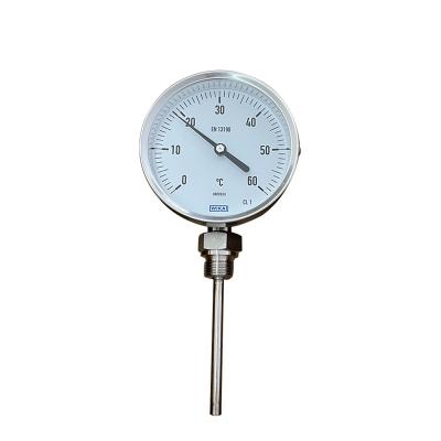 China Widely Water Heater Bimetal Gauge Bimetallic Thermometer WIKA Model 63mm Bimetallic Type: R52.100 for sale