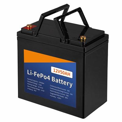 China High quality cheap safety cost 12v Lifepo4 lithium battery 12v 50ah lithium batteries for storage solar system for sale