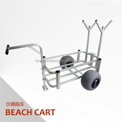 China Beach folding aluminum cart with ball wheels for china sand garden cart camp cart for sale