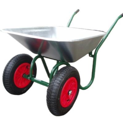 China WB6204S Heavy Duty Cheap Galvanized Wheelbarrow China Garden Wheelbarrow China Deck Construction Wheel Barrow for sale