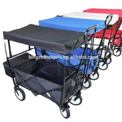 China Outdoor tools camping beach baby garden folding cart utility cart with canopy TC0011 for sale