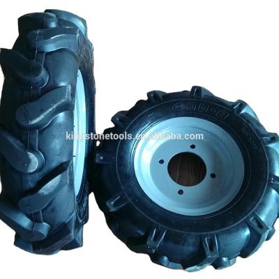 China Heavy Duty Building Material Shops Walking Tractor Farm Cultivator Tiller Wheel 4.00-8 For Russian Market for sale