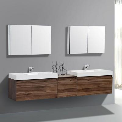 China Durable Double Sink Bathroom Furniture Wholesale Bathroom Cabinet for sale