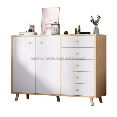 China European Drawers Dresser Bed Side Table Bedroom Storage Living Room Furniture Chest For Home Hotel for sale