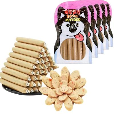 China 2022 Small Animal Safety High Protein Dog Treats Snacks Pet Ham Sausage With High Nutrition Cat Sancks for sale