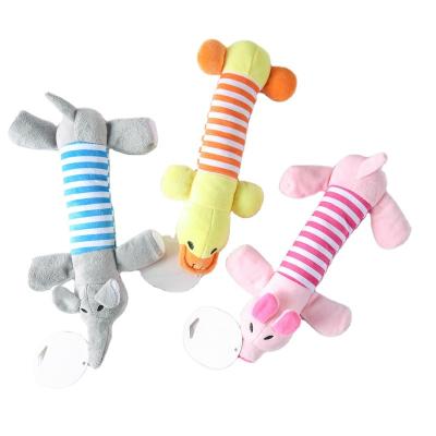 China Small Animals Puppy Teething Toys Chase Climb Squeaky Toys Duck Natural Fetching Retrieving Squeaky Pet Toy for sale