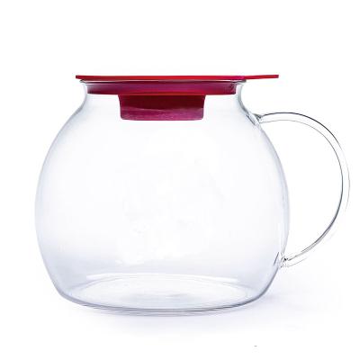 China Storage wholesales high quality clear glass food storage bottles and storage jars jar with silicone lid for sale