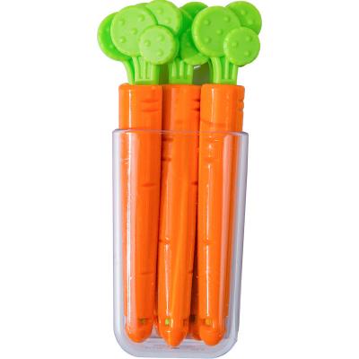 China 2021 Viable High Value Sealed Bag Staple Carrot Seal Staple Snack Clip for sale