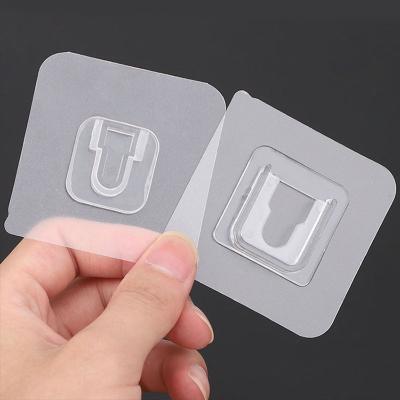 China New Kitchen Vintage Hook Free Hook Wholesale Bathroom Strong Adhesive Transparent Seamless Punch for sale