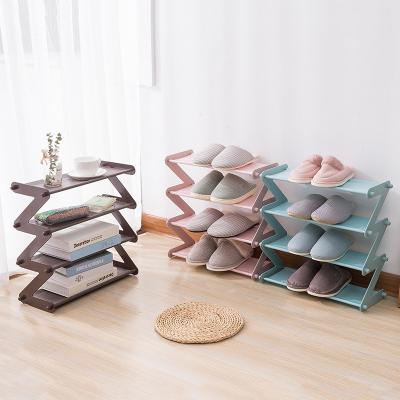 China Viable wholesale customization of new student dormitory shoe simple assembled z-type non-woven home support for sale