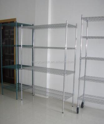 China Good Installation Corrosion Protection Storage Anti Rust Easy Installation Bathroom Wire Shelving for sale