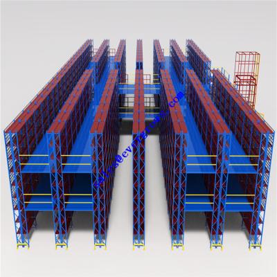 China Cold Storage Industrial Warehouse Corrosion Protection Grid Mezzanine Racks Multi Tier Steel Mezzanine Floors for sale