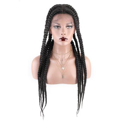 China Selling High Quality Swiss Lace Lace Front Wig Natural 32 Inch Wig For Black Women for sale