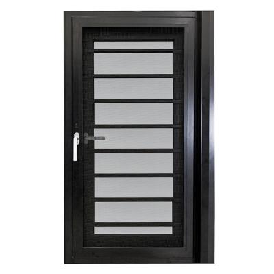 China Double Impact Magnetic Security Hurricane Screen Curtain Aluminum Glass Window For Home With Screen Window for sale