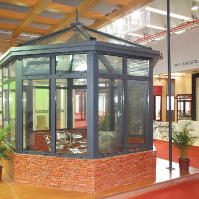 China All Styles Environmentally Friendly Modular Prefab Four Season Sunroom Cavity Sunroom Doors And Windows Aluminum Profile Glass for sale