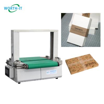 China Food Package Tape Box Paper Tying Tying Machinery Paper Tape Machines Packaging Equipment for sale