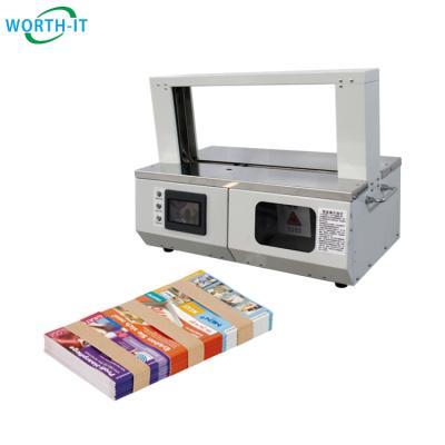 China Automatic High Speed ​​Food Currency Packaging Machine Paper Tying Machine Band Tape Machine for sale