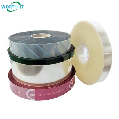 China banknote tape moisture proof film roll 20mm 30mm 50mm opp tape for tape machine for sale