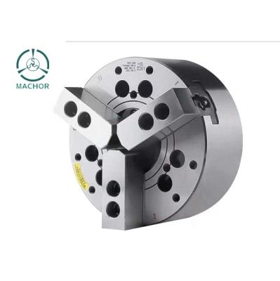 China 6 Inch CNC Steel Good Quality Steel Turn 3 Jaw Power High Speed ​​Hollow Chuck for sale