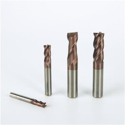 China Custom Solid End Mills Hss Milling Cutters Body Carbide 8*8*50 CNC Milling Machine For CNC Machine for sale