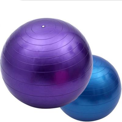 China Durable Wholesale Custom Logo Gym PVC Multicolor Yoga Exercise Ball for sale