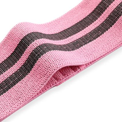 China High Elasticity 2022 New Type Fabric Webbing Elastic Resistance Bands Custom Logo for sale