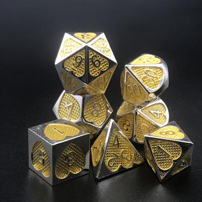 China Trendy RPG Die Cut Set 7 Dnd Pieces Of Polyhedron Custom Cut Dies for sale