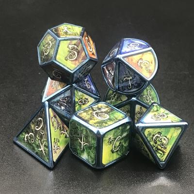 China Bescon Deluxe Dungeon And Custom Dragon RPG Multi Sided Metal Die Cut for sale