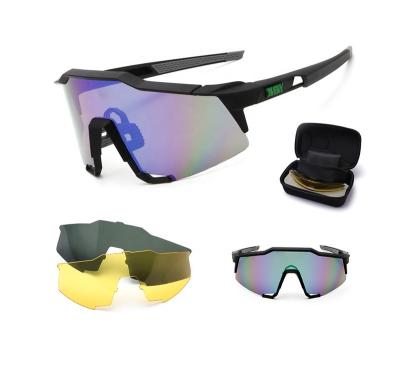 China High Quality 7 in 1 Outdoor Riding Glasses Set 3 Glasses Men Cycling Fishing Driving Windproof Polarization Sunglasses for sale