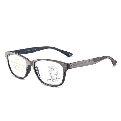 China Eyewear Trade Cheap Anti Blue Square Multifocal Progressive Adjustable Reading Glasses for sale